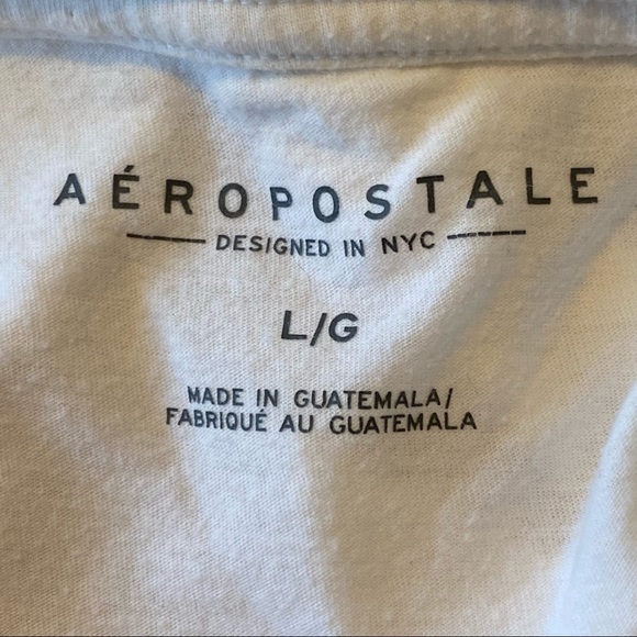 AEROPOSTALE cityscape graphic cotton blend tee L - Picture 6 of 7